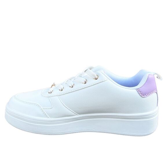 Looney Tunes Bugs Bunny White-Purple Sneaker Shoes - Picture 2 of 13